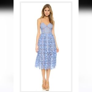 Self-Portrait Azalea Lace Midi Dress Size 6